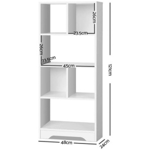 Artiss 4 Tier Display Shelf - White