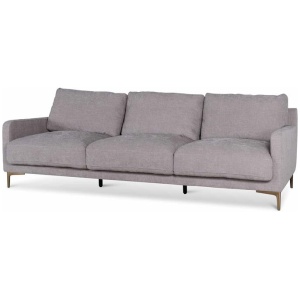Salazar 4 Seater Fabric Sofa - Oyster Beige by Interior Secrets - AfterPay Available