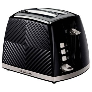 Russell Hobbs Groove 2-Slice Toaster - Black