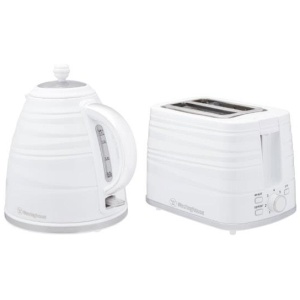 Westinghouse Kettle & Toaster Pack - White Stripe