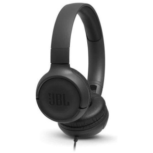 JBL Tune 500 Wired On Ear Headphones - Black