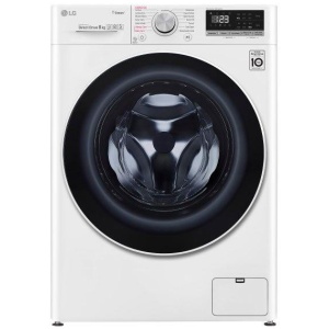 LG 8kg Front Load Washer - White