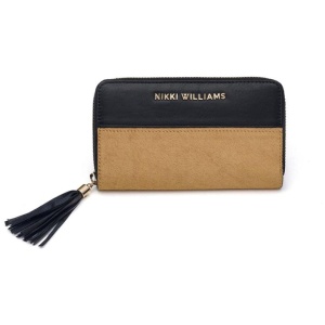 Nikki Williams Sale Women's 'Bellini' Black Calf Skin Wallet One Size Leather Clutches Afterpay Available