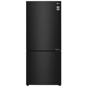 LG 420 Litre Bottom Mount Refrigerator - Black Steel Finish