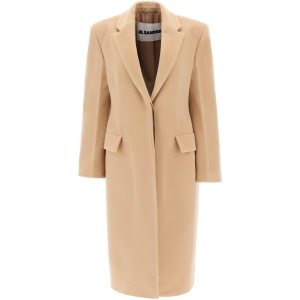 JIL SANDER tailored coat in virgin wool