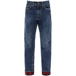 MAISON MARGIELA pendleton jeans with inserts