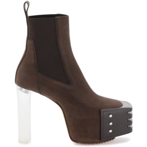 RICK OWENS platform heeled ankle boots