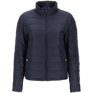 THOM BROWNE quilted puffer jacket with 4-bar insert