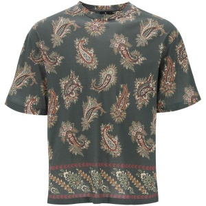 ETRO T-shirt girocollo con stampa paisley