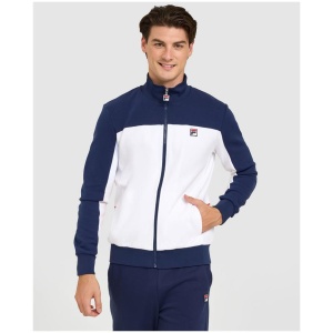 Men's Gavin Jacket - WHITE/FILA NAVY/FILA RED - WHITE/FILA NAVY/FILA RED