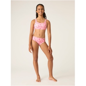 Modibodi Teen Swimwear Bikini Brief Light-Moderate Hibiscus Pink Print / Hibiscus Pink Print / Y08-10 / Light Moderate