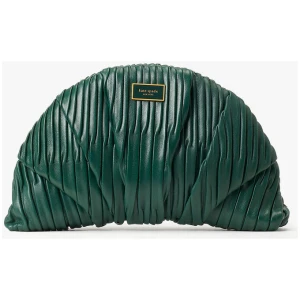 Patisserie Pleated 3D Croissant Clutch