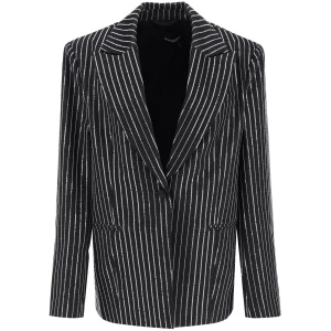 ROTATE blazer with sequined stripes