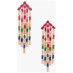 Showtime Fringe Statement Earrings