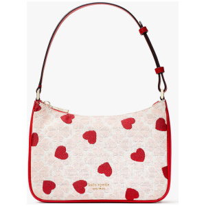 Spade Flower Jacquard Hearts Sam Small Shoulder Bag