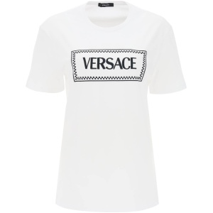 VERSACE t-shirt with logo embroidery