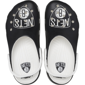 Crocs NBA™ Brooklyn Nets Classic Clog; White / Black, W10/M8