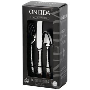 Oneida Tibet Hammered Cutlery Set