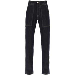 ALEXANDER MCQUEEN loose jeans with straight cut