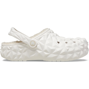 Crocs Classic Lined Geometric Clog; White, W5/M3