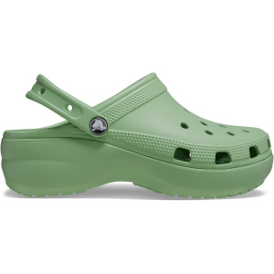 Crocs Women's Classic Platform Clog; Fair Green, W5