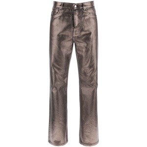 FERRAGAMO metallic denim jeans