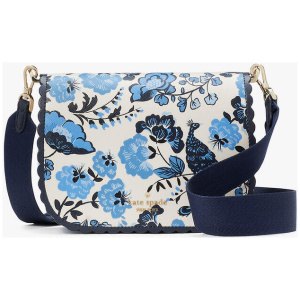 Madison Peacock Floral Printed Saddle Bag