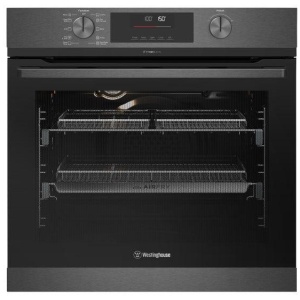 Westinghouse 60cm Mutli-Function 10 Pyrolytic Oven - Airfry-Steambake Dark SS