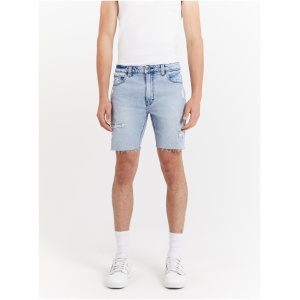 A Dropped Skinny Shorts in Stone Punk