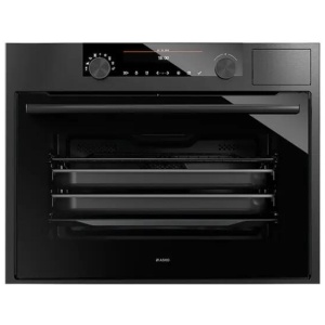 ASKO 45cm Built-In Combination Steam Oven - Black Steel