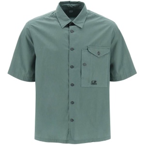 CP COMPANY short-sleeved poplin shirt