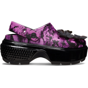 Crocs Stomp Hyper Floral Clog; Black / Multi, W6/M4