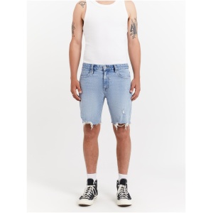 Destroyed Bones Shorts in Ash Blue