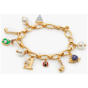 Hole In One Statement Charm Bracelet