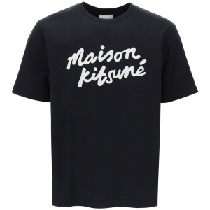 MAISON KITSUNE t-shirt with logo in handwriting