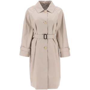 MAX MARA THE CUBE single-breasted trench coat in water-resistant twill