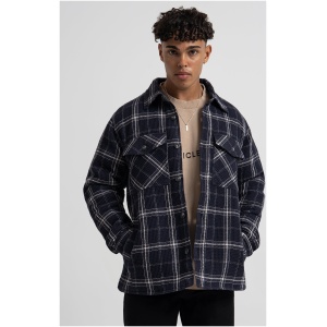 Marvin Plaid Jacket in Navy Plaid