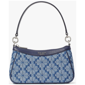 Spade Flower Jacquard Denim Convertible Shoulder Bag