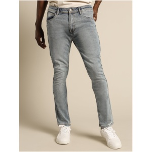 Zane Skinny Jeans in Mid Blue