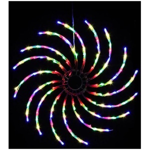 0.5M Christmas Lights 128 LED Spin Motif Light Decorations Jingle Jollys
