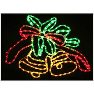 0.76M Christmas Lights 216 LED Bell Motif Light Decorations Jingle Jollys