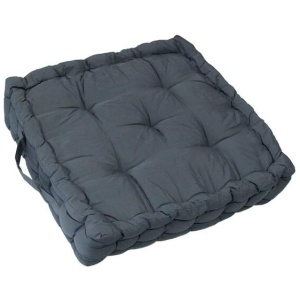 1 Pc Floor Box Cushion Pad 40 x 40+ 8 cm Grey