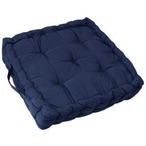 1 Pc Floor Box Cushion Pad 40 x 40+ 8 cm Navy