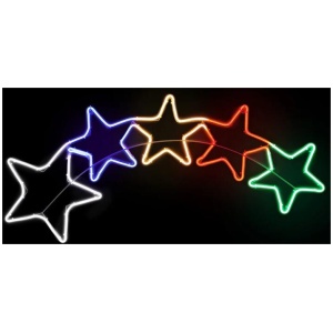 1.25M Christmas Lights Motif 560 LED Rope Light Outdoor Decoration Jingle Jollys