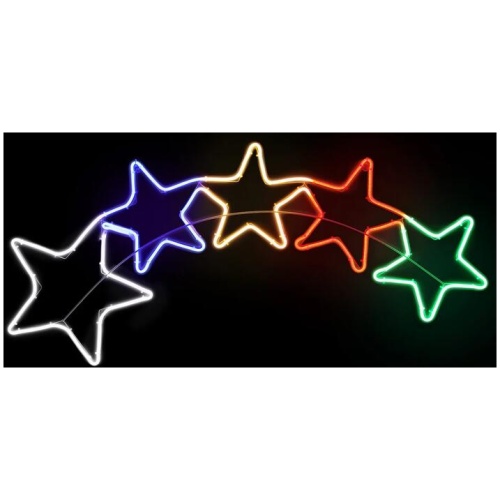 1.25M Christmas Lights Motif 560 LED Rope Light Outdoor Decoration Jingle Jollys