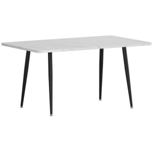 1.5M Dining Table Marble Effect