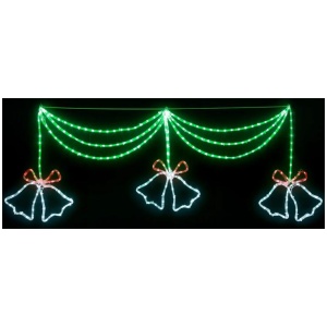 1.8M Christmas Lights 288 LED Bell Motif Light Decorations Jingle Jollys