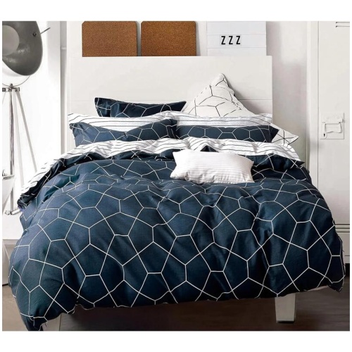 100% Cotton Fred Reversible Printed Quilt Cover Set - Super King Size