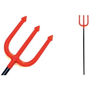110cm HALLOWEEN RED DEVIL TRIDENT Fork Fancy Dress Costume Party Stick Accessory