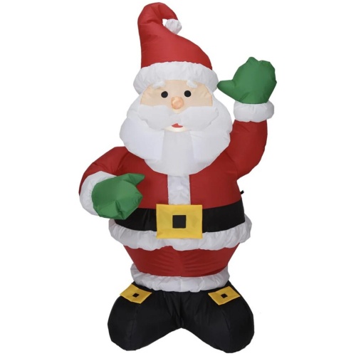 135cm Christmas Charm Inflatable Santa Claus Decor w/ LED Lights Blow Up Xmas
